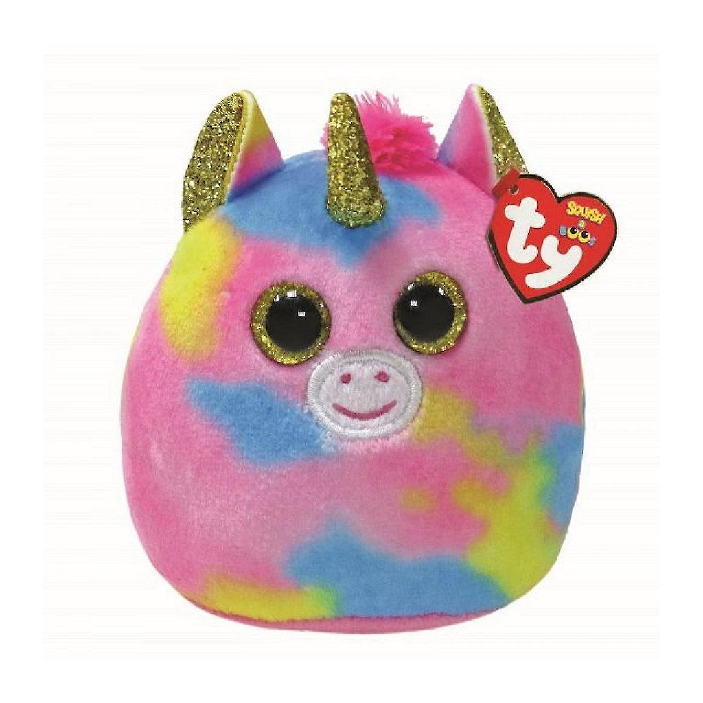 Ty Squish A Boo Knuffelkussen Eenhoorn Fantasia 8 Cm Default Title TY Squish a Boo Knuffelkussens Joy&Bloom