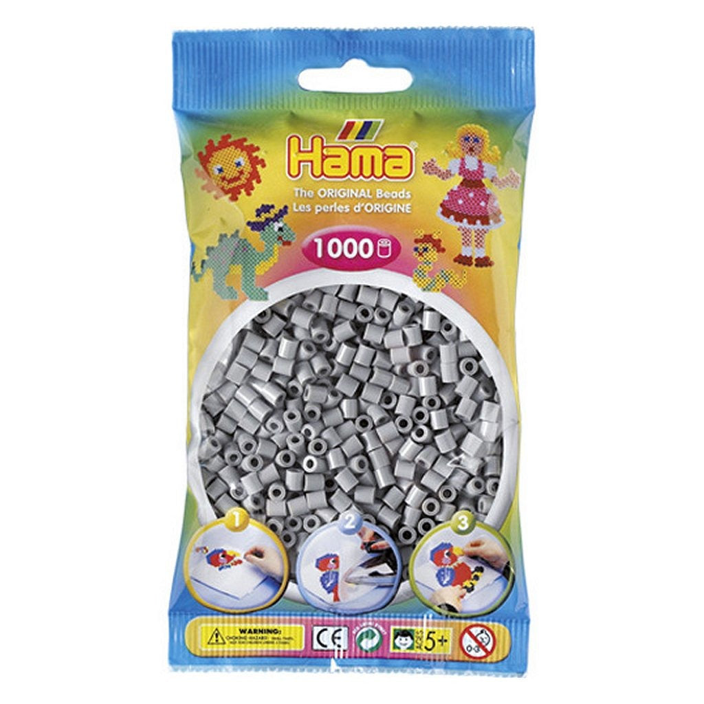 Hama Strijkkralen Grijs 1000 Stuks Default Title Strijkkralen Joy&Bloom