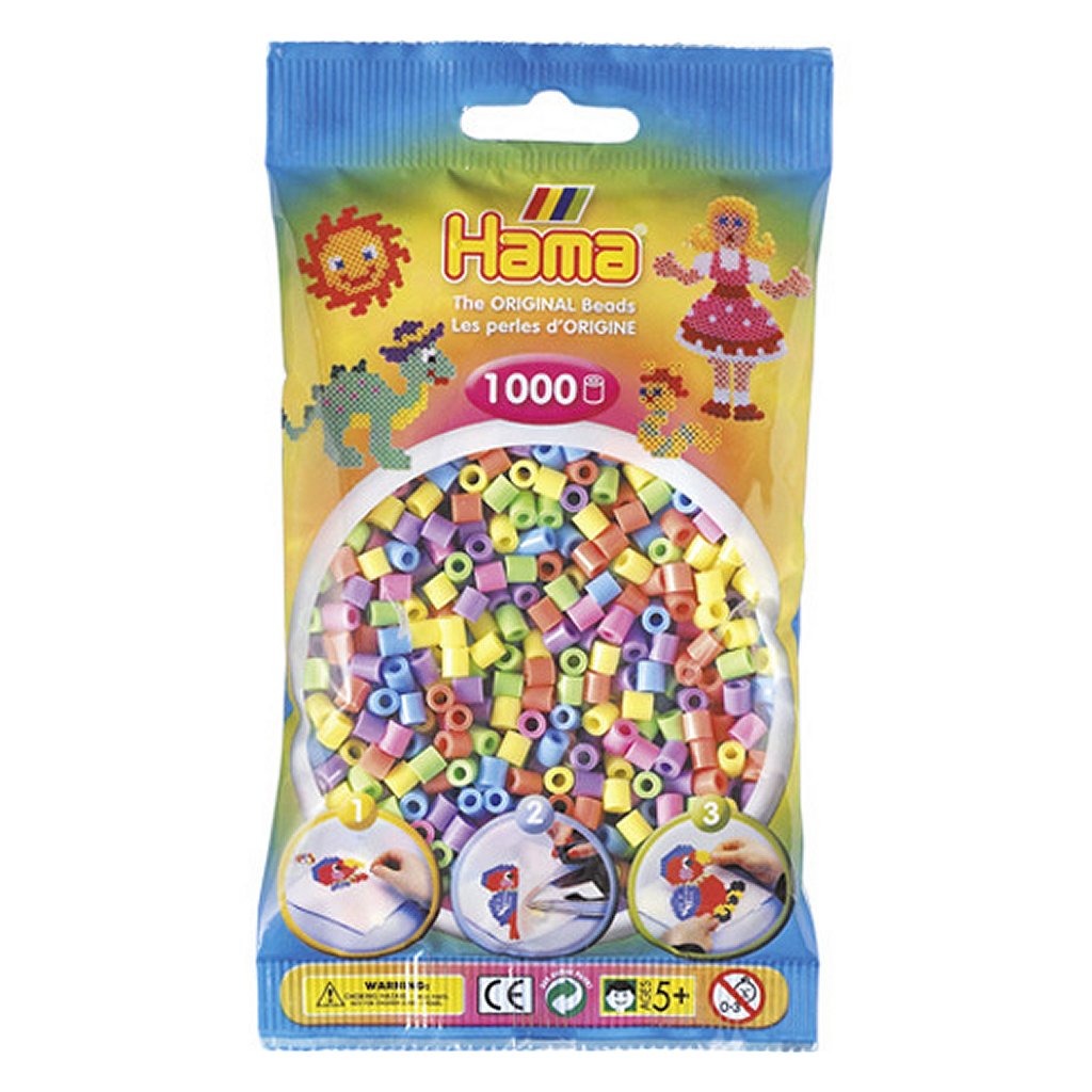 Hama Strijkkralen Pastelkleuren 1000 Stuks Default Title Strijkkralen Joy&Bloom