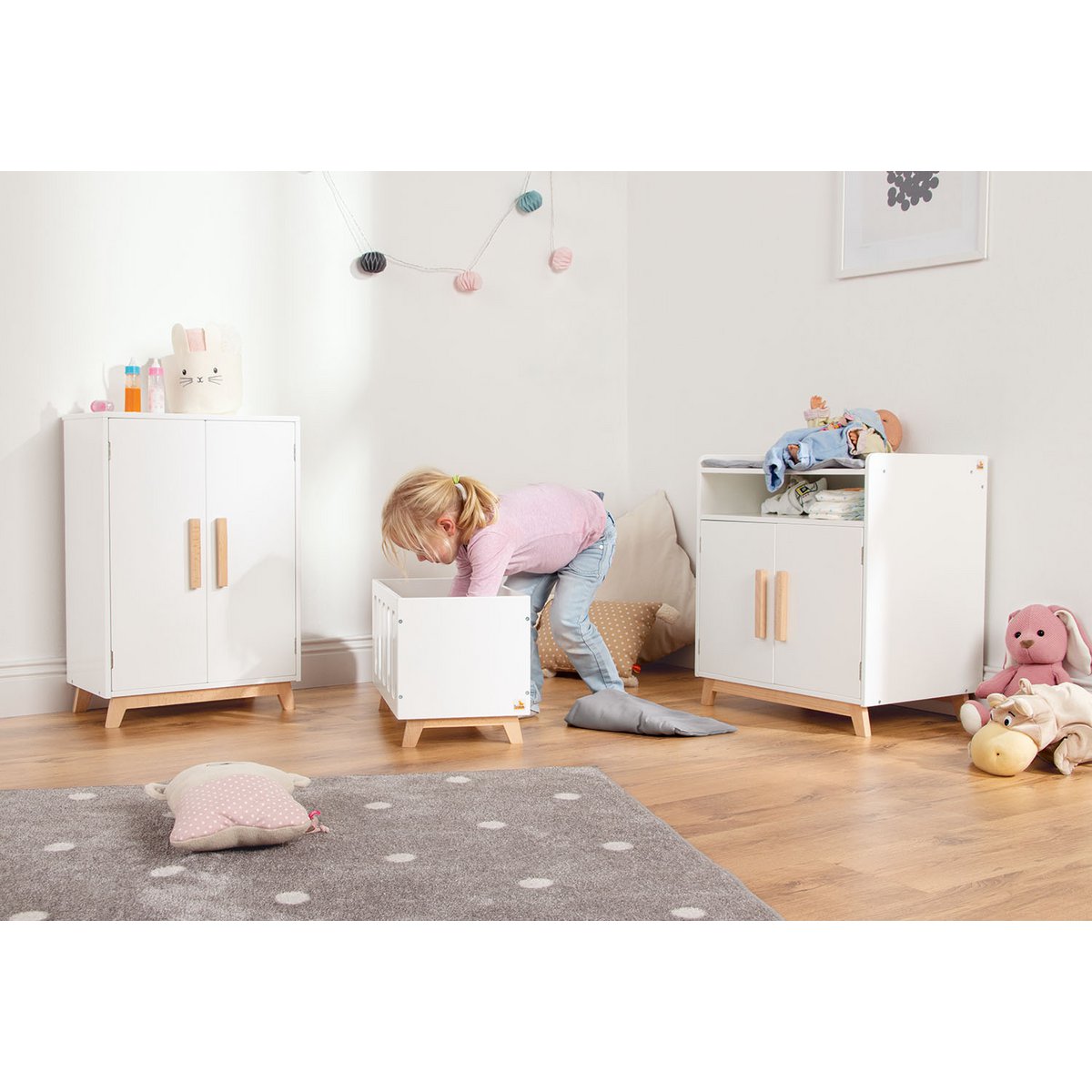 Poppenbed „marit", 4 delen Poppenspeelgoed Joy&Bloom