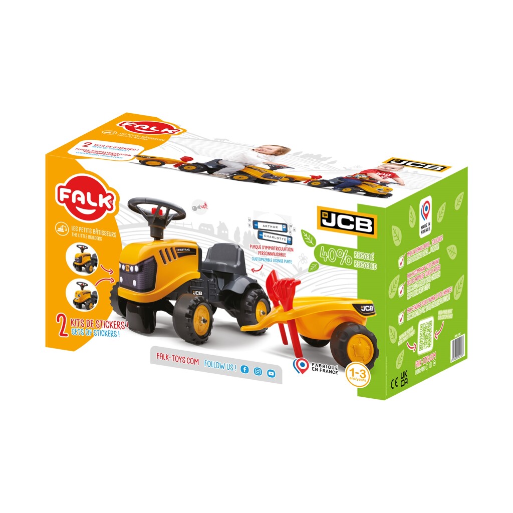 Falk Jcb Looptractor Set 1+ Tractors Joy&Bloom