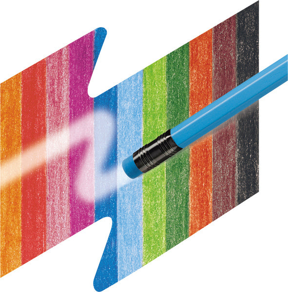 Faber Castell Fc-116612 Kleurpotlood Uitgumbaar Etui 12 Stuks Kleurpotloden Joy&Bloom