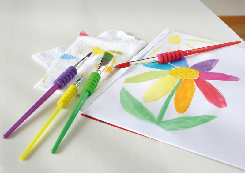 Faber Castell Fc-481600 Penselenset Plastic 4 Stuks Schilderen Joy&Bloom