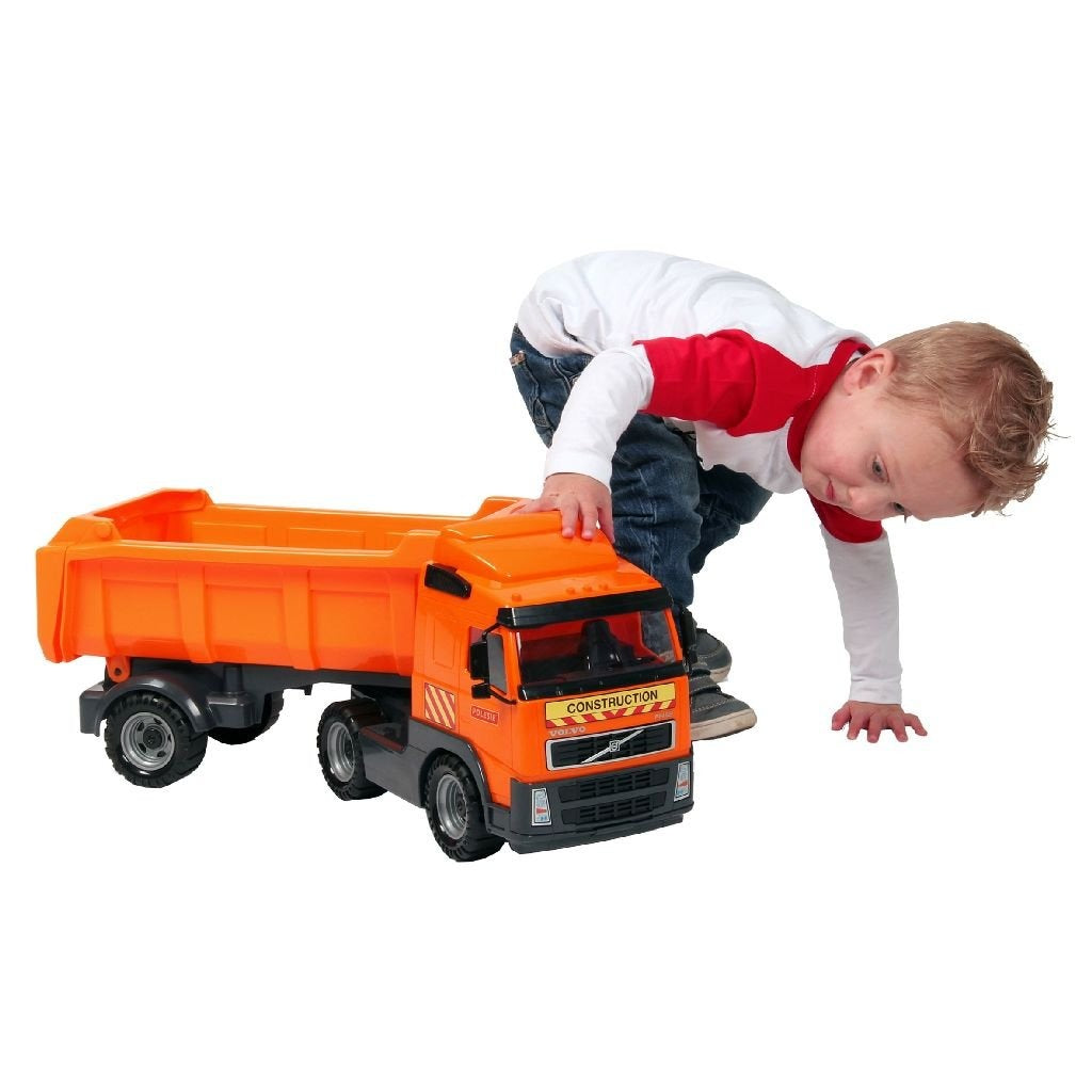 Polesie Volvo Kiepwagen 59X19X25 Cm Oranje Bouwvoertuigen Joy&Bloom