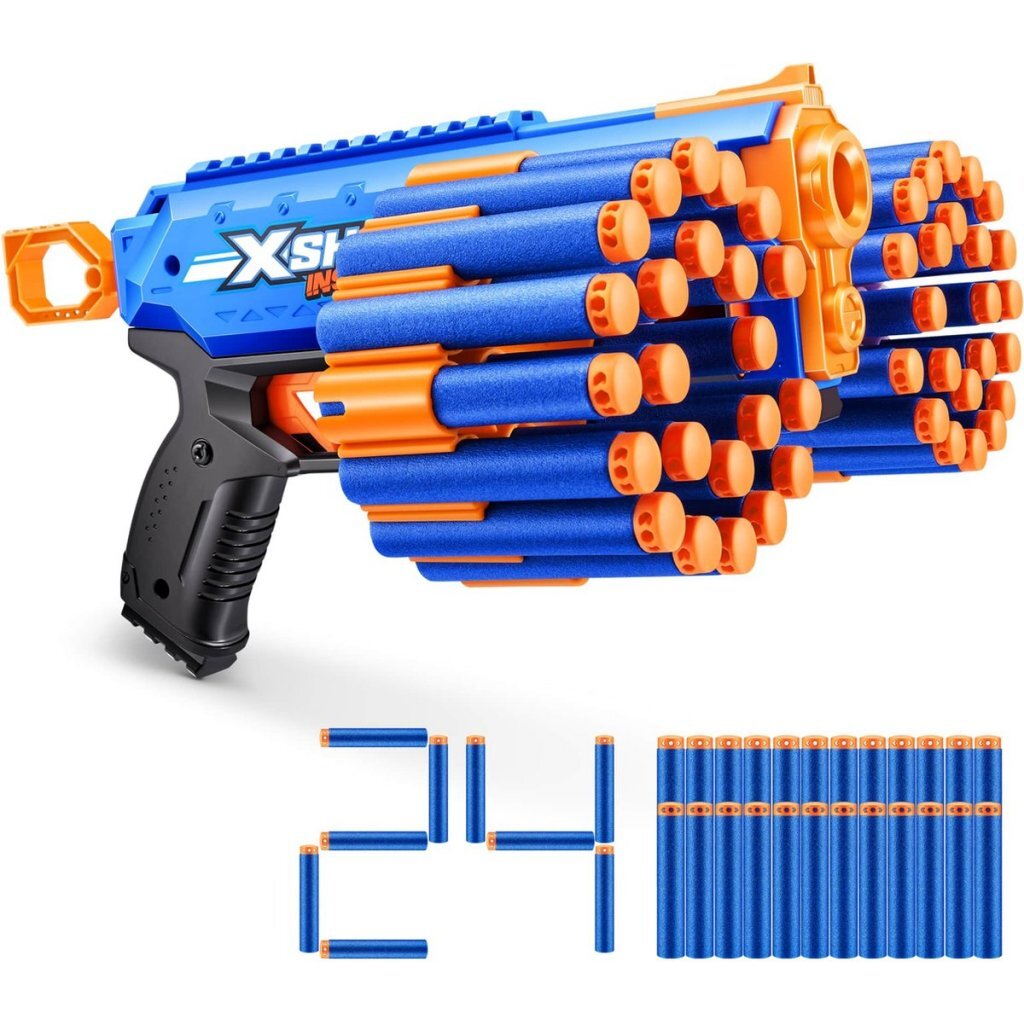 Zuru X-Shot Insanity Manic Blaster + 24 Darts Dartblasters Joy&Bloom