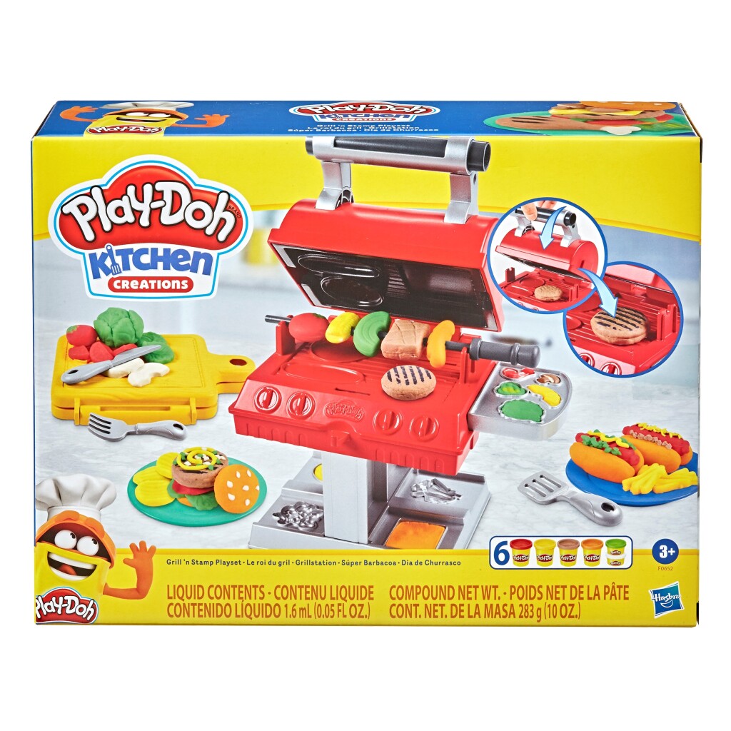Play-Doh Kitchen Creations Super Grill Barbecue Kleien Joy&Bloom