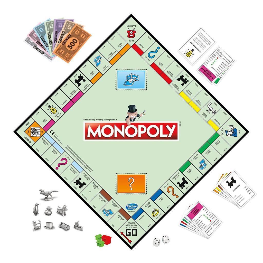 Hasbro Gaming Monopoly Classic Bordspellen & Klassieke Spellen Joy&Bloom