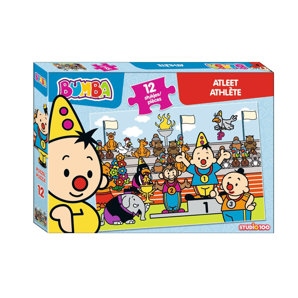Bumba Puzzel Atleet 12 Stukjes Puzzels Joy&Bloom