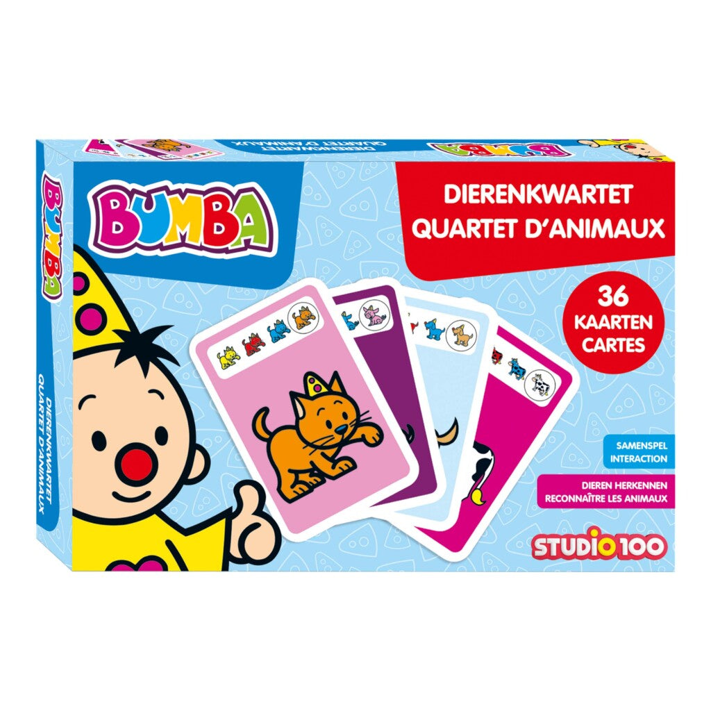Bumba Dierenkwartet Kaartspellen Joy&Bloom