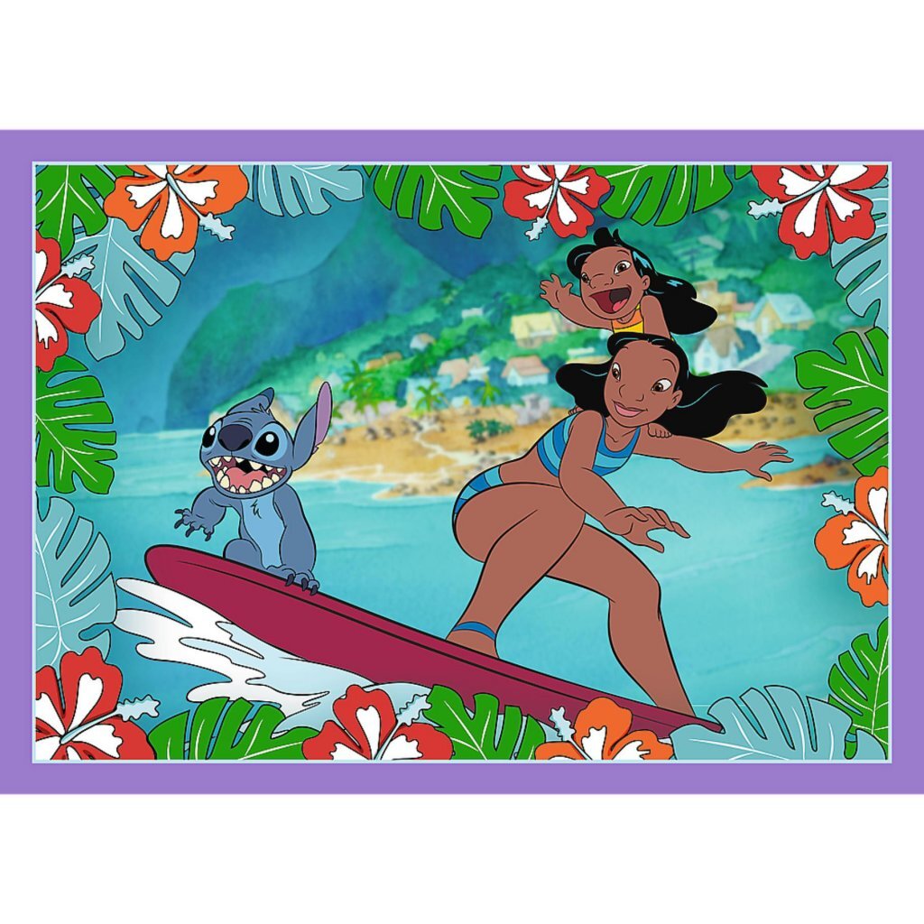 Trefl Disney Stitch 4In1 Puzzel 35-70 Stukjes Kinderpuzzels Joy&Bloom