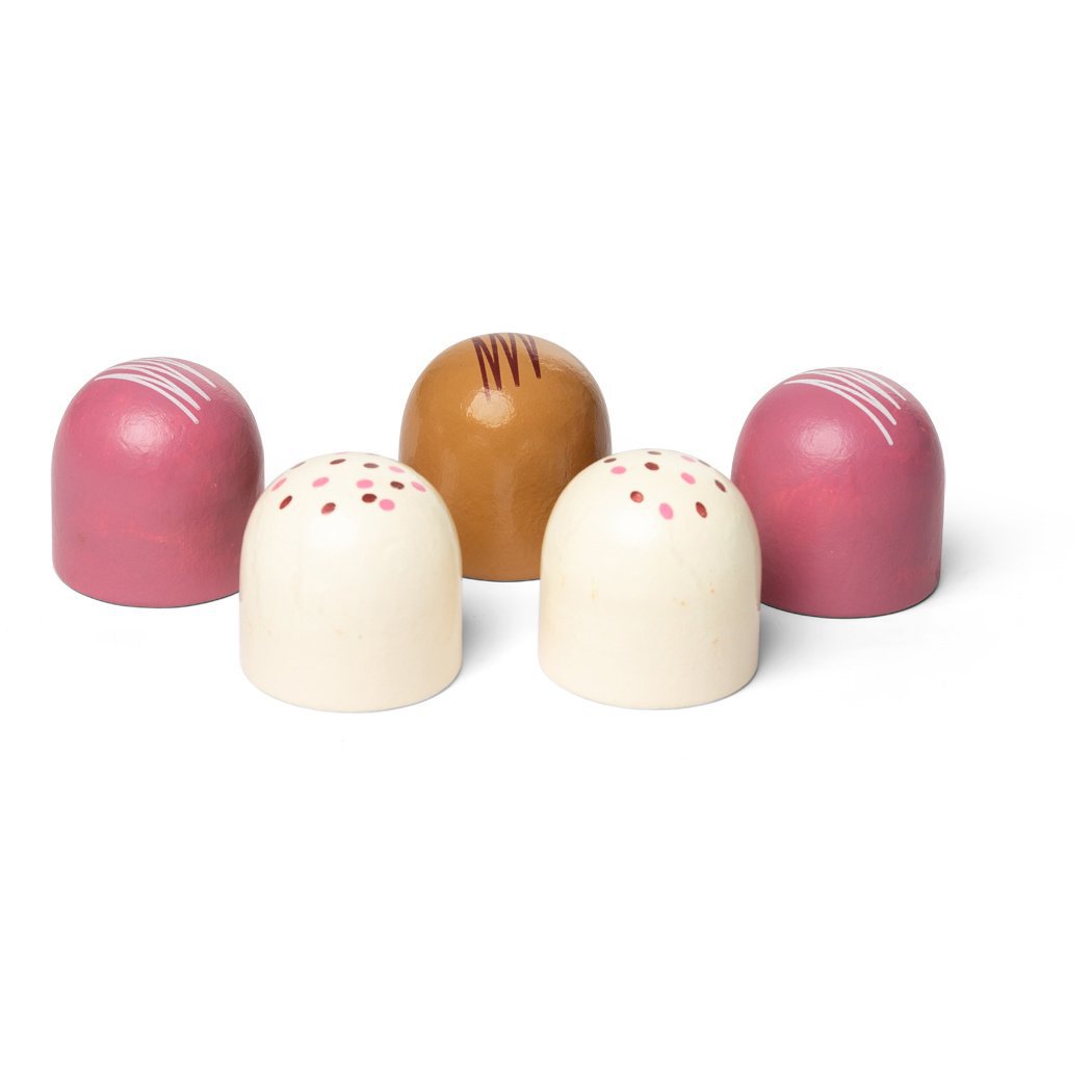 Gekleurde chocolade zoenen 5st. Joy&Bloom