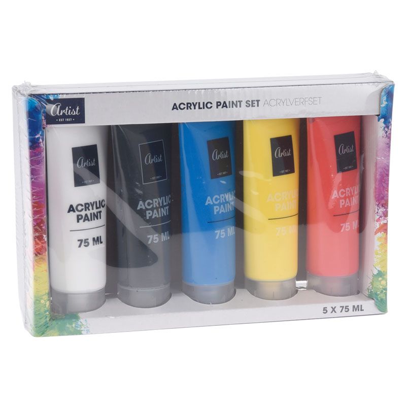 Artist Acrylverf - 5 X 75Ml Creatief & Knutselen Joy&Bloom
