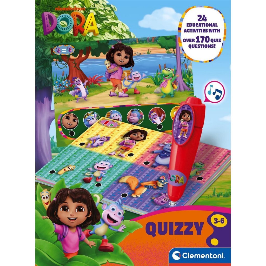 Clementoni Dora Quizzy + Geluid Spelend Leren Joy&Bloom