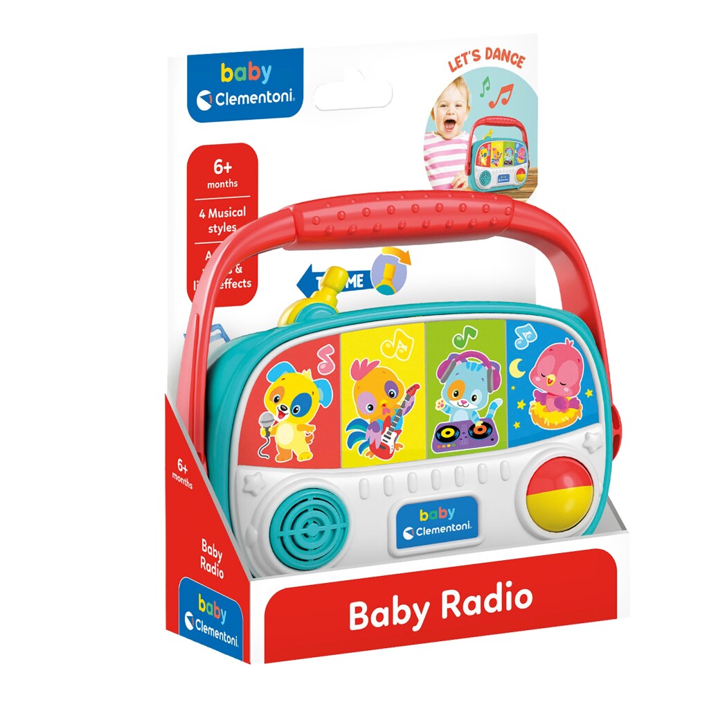 Clementoni Activity Radio Interactief Speelgoed Joy&Bloom