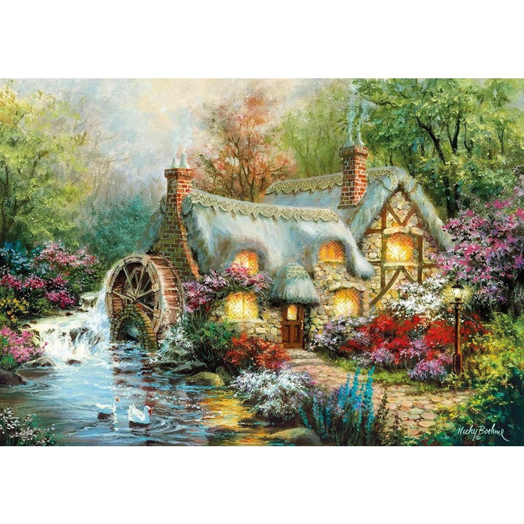 Clementoni High Quality Collection Puzzel Country Retreat 1500 Stukjes Landschappen & Tuinen Puzzels Joy&Bloom