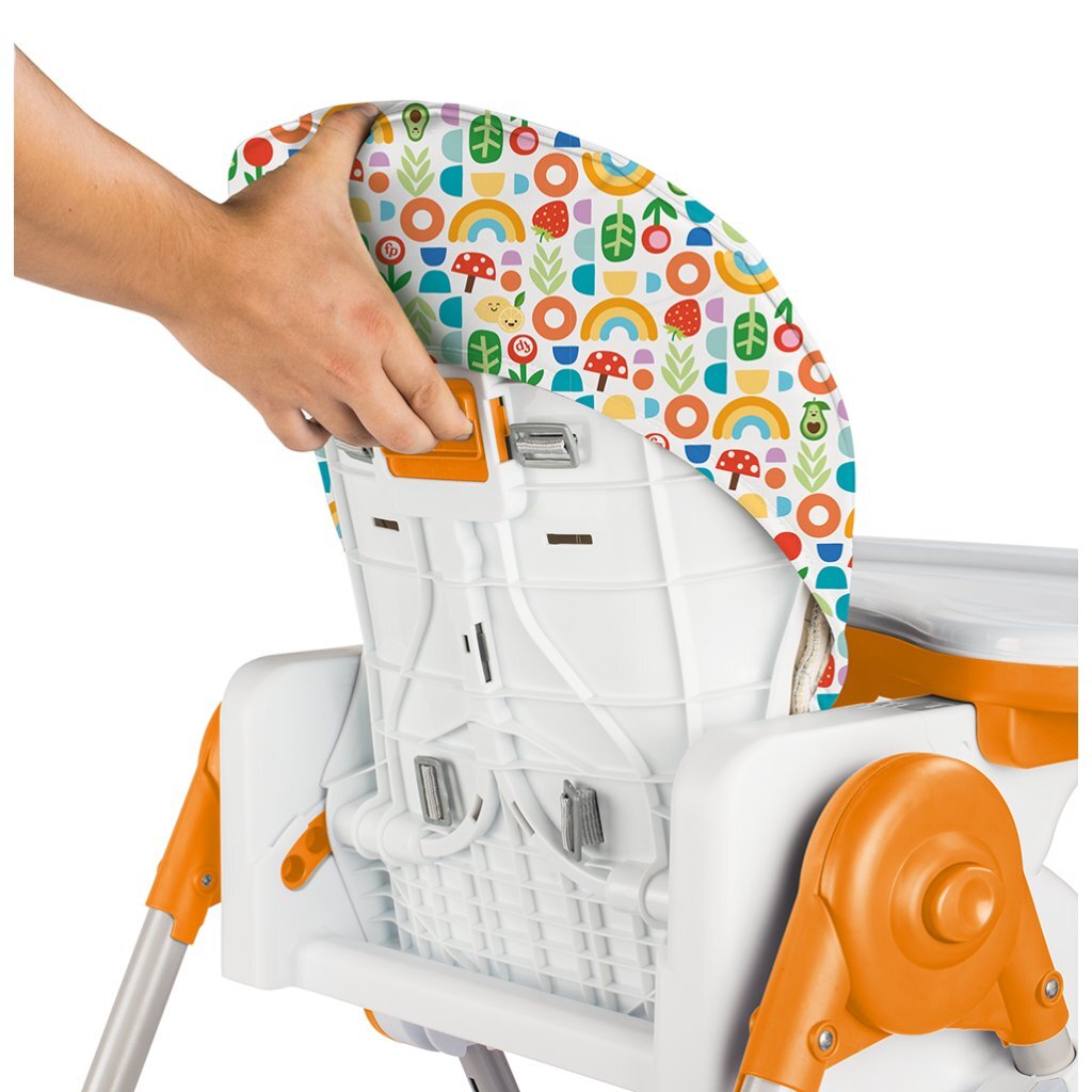 Dolu Fisher Price Deluxe Kinderstoel 105X57X87 Cm Wit/Oranje Stoelen Joy&Bloom