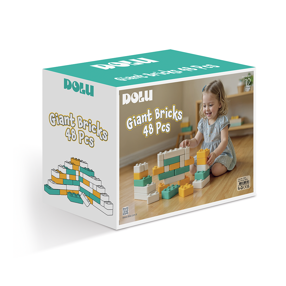 Dolu Giant Blocks 48 Stuks Bouwen Joy&Bloom
