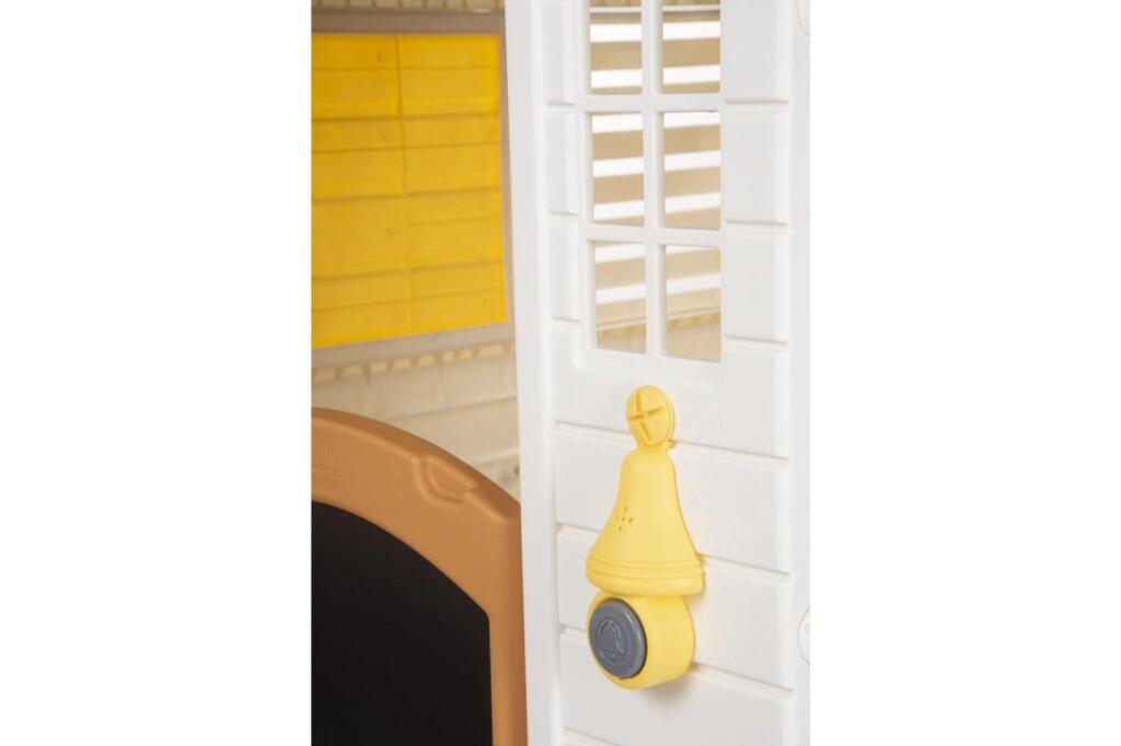 Dolu Tuin Speelhuis Met Accessoires Wit/Grijs 140X127X107.5Cm Speelhuizen Joy&Bloom
