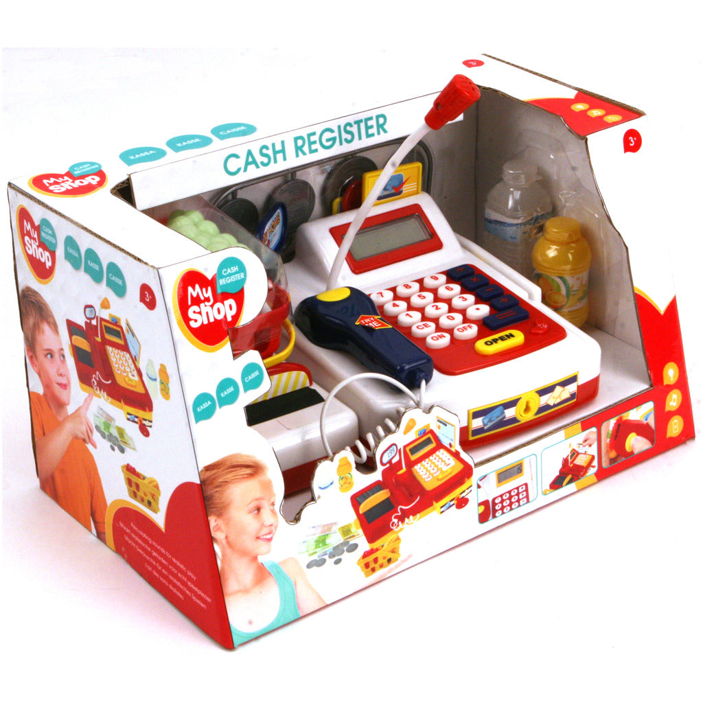 Basic Kassa Met Scanner En Accessoires Winkel Speelgoed Joy&Bloom