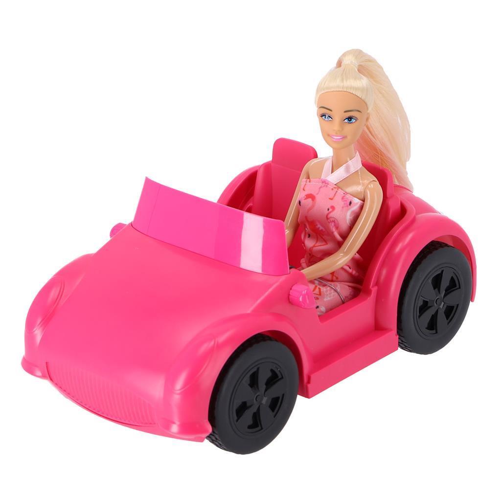 Fleur Pop Met Auto Roze Tienerpoppen Joy&Bloom