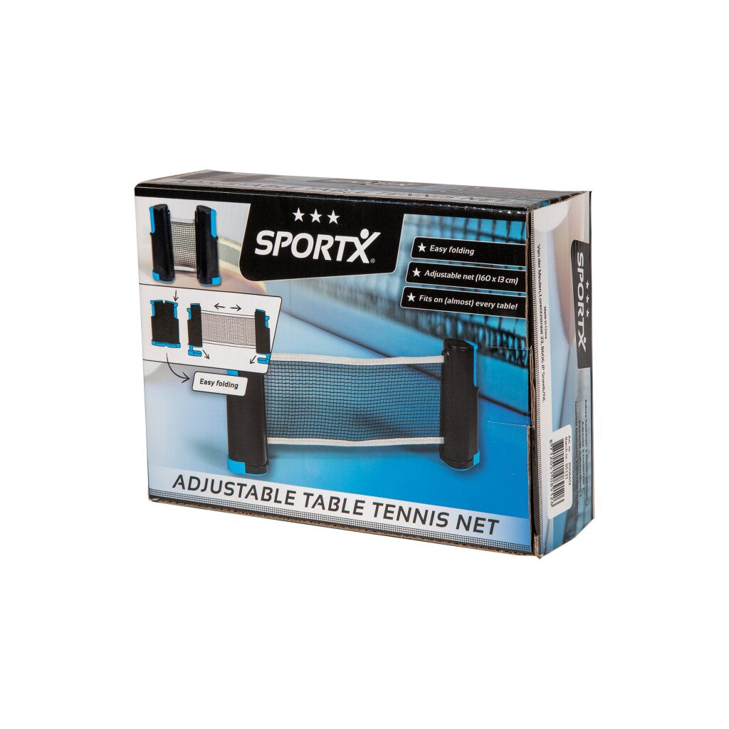 Sportx Oprolbaar Tafeltennisnet Tafeltennis Joy&Bloom