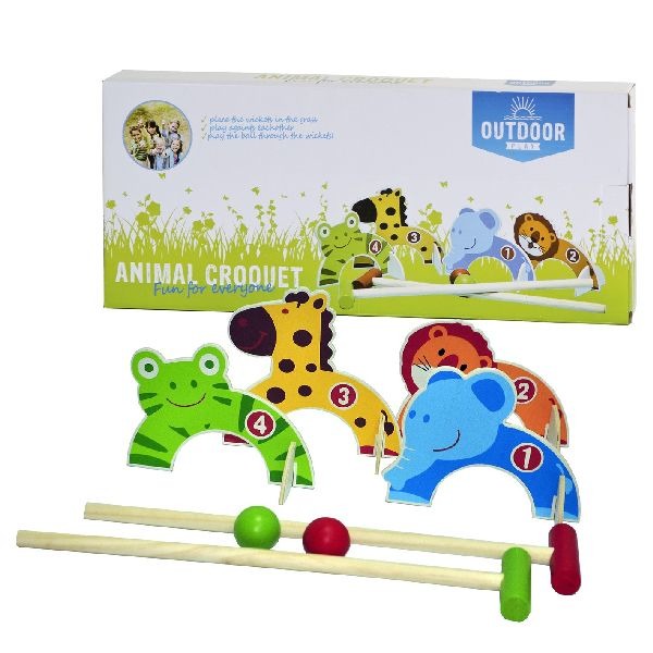 Outdoor Play Dieren Croquet Set Default Title Diversen Joy&Bloom