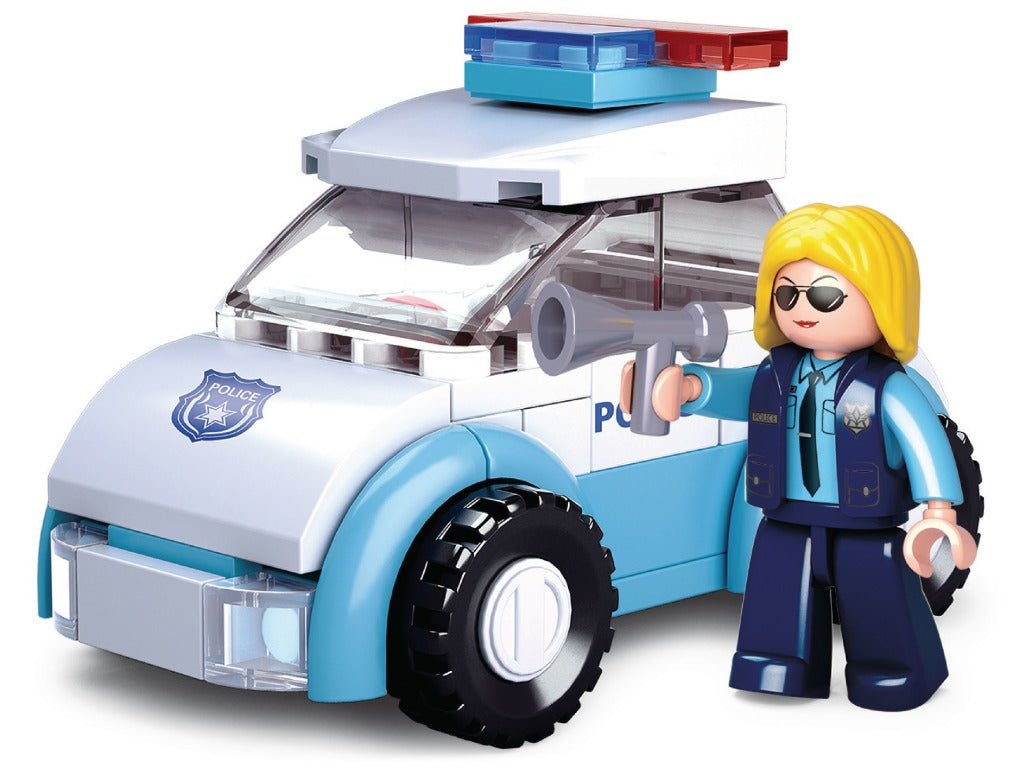 Sluban Girls Dream Serie M38-B0600B Politievrouw Met Politiewagen 69-Delig Default Title Sluban Joy&Bloom