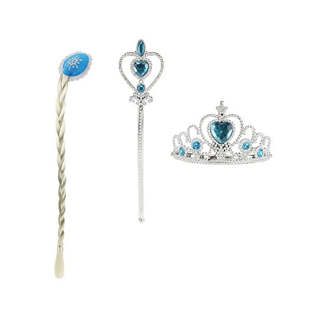 Ice Princess Verkleedset Accessoires 3-Delig Make-up en Haar Joy&Bloom