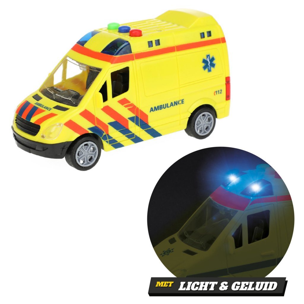 Cars & Trucks Cars &Amp; Trucks Ambulance + Geluid Ambulance Voertuigen Joy&Bloom