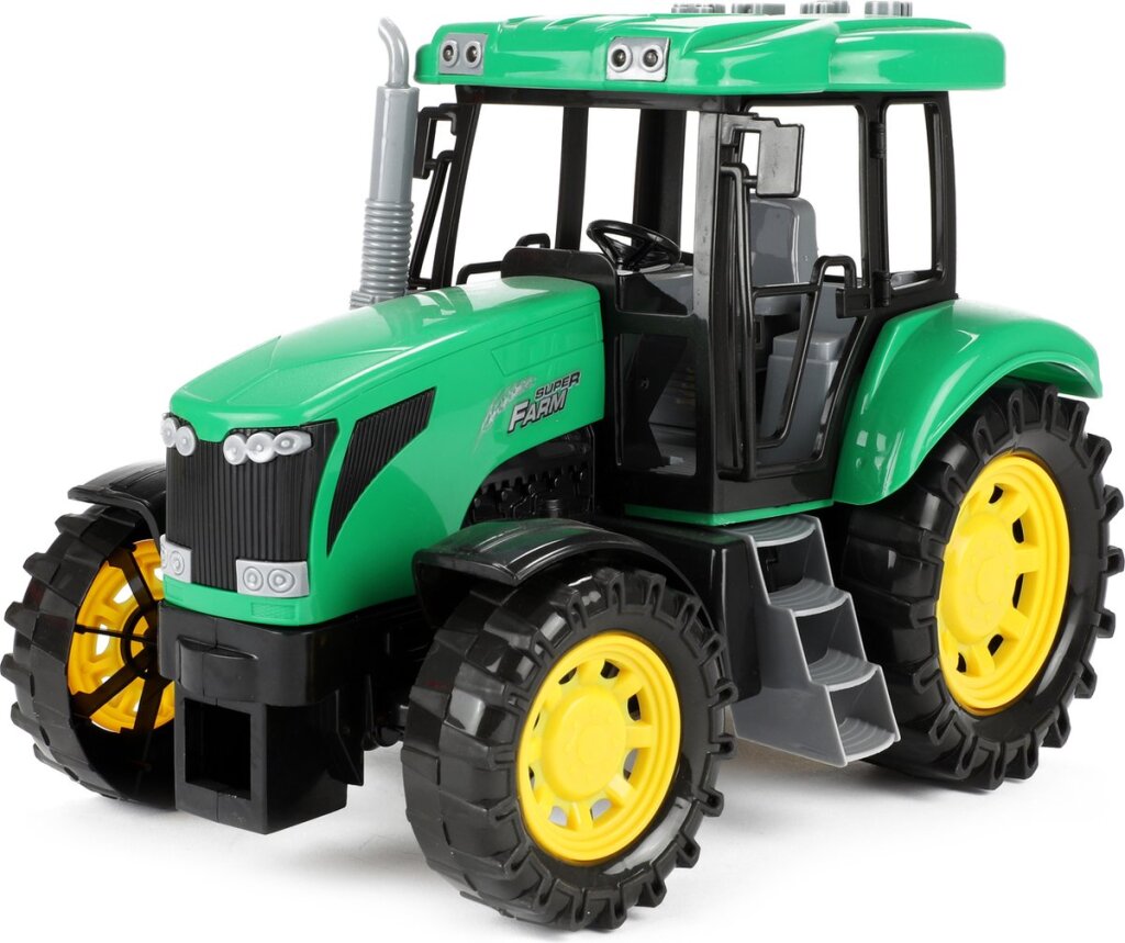 Tractor Tractor Groot 27Cm Met Licht En Geluid Landbouwvoertuigen Joy&Bloom