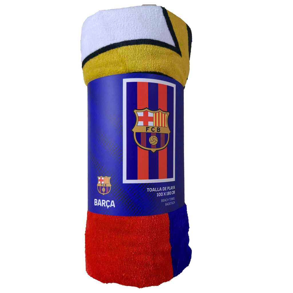 Overige Merken Fc Barcelona Badlaken 100X180 Cm Blauw/Rood Kinderkleding Joy&Bloom