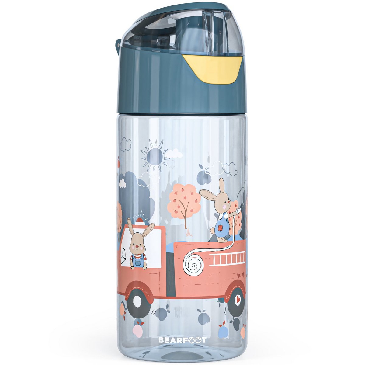 Kinderwaterfles, lichtgewicht waterfles - brandweer Joy&Bloom