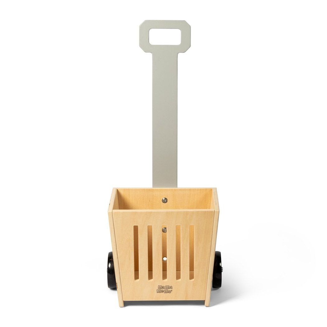 Houten winkelmandje op wielen Joy&Bloom
