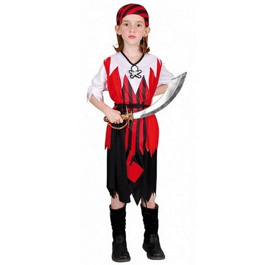 Clown Kinderkostuum Piratenmeisje 10-12 Jaar Default Title Verkleedkleren Joy&Bloom