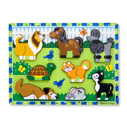 Melissa & Doug Houten Puzzel Huisdieren Default Title Puzzels Joy&Bloom