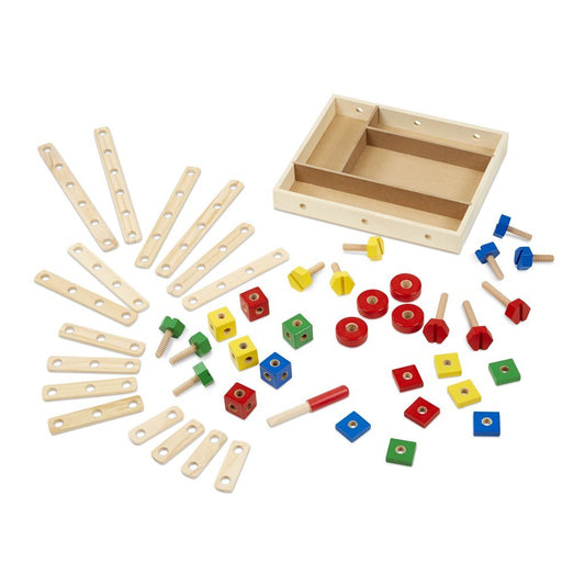 Melissa & Doug Houten Constructie Set 48-Delig Default Title Bouwen Joy&Bloom