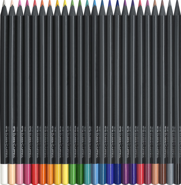 Faber Castell Fc-116424 Kleurpotloden Black Edition In Etui 24 Stuks Kleurpotloden Joy&Bloom