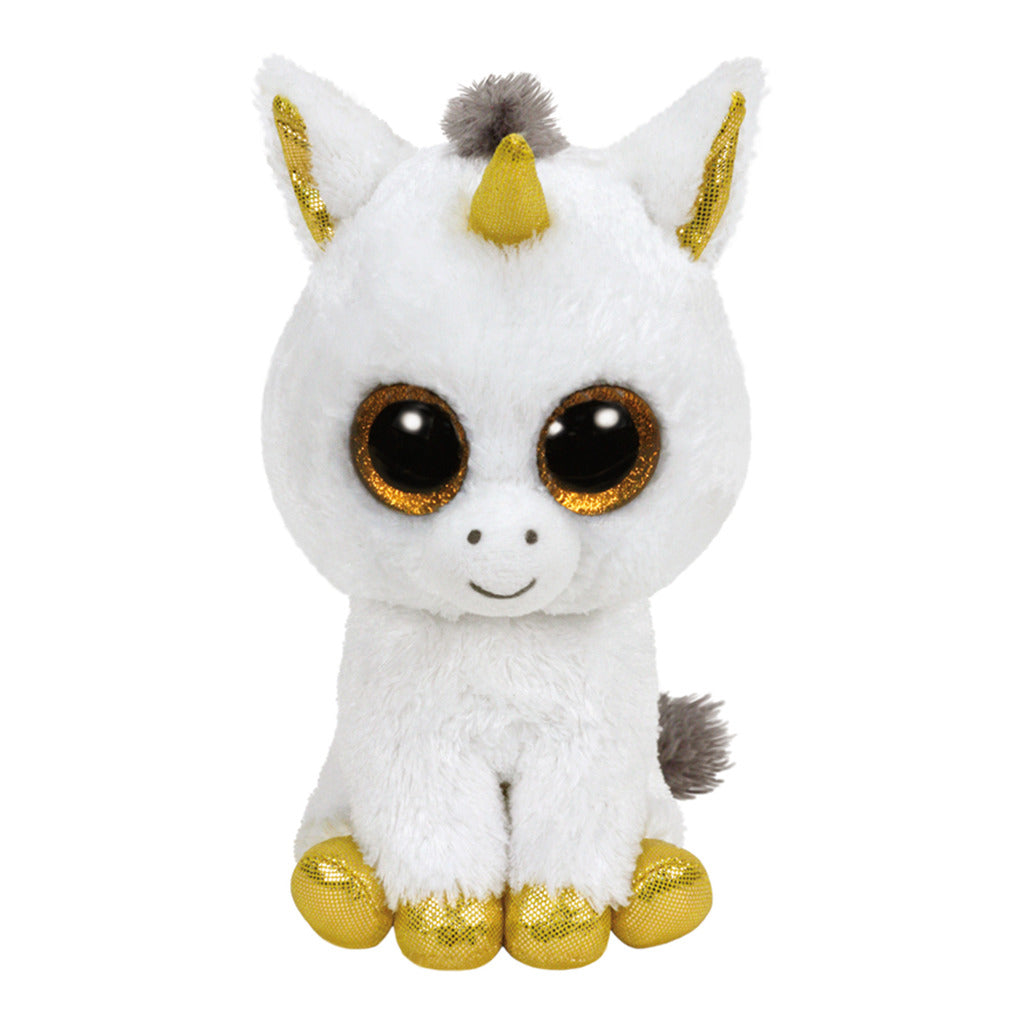 Ty Beanie Witte Eenhoorn Pegasus Knuffel 15Cm Default Title TY Beanie Boos Joy&Bloom