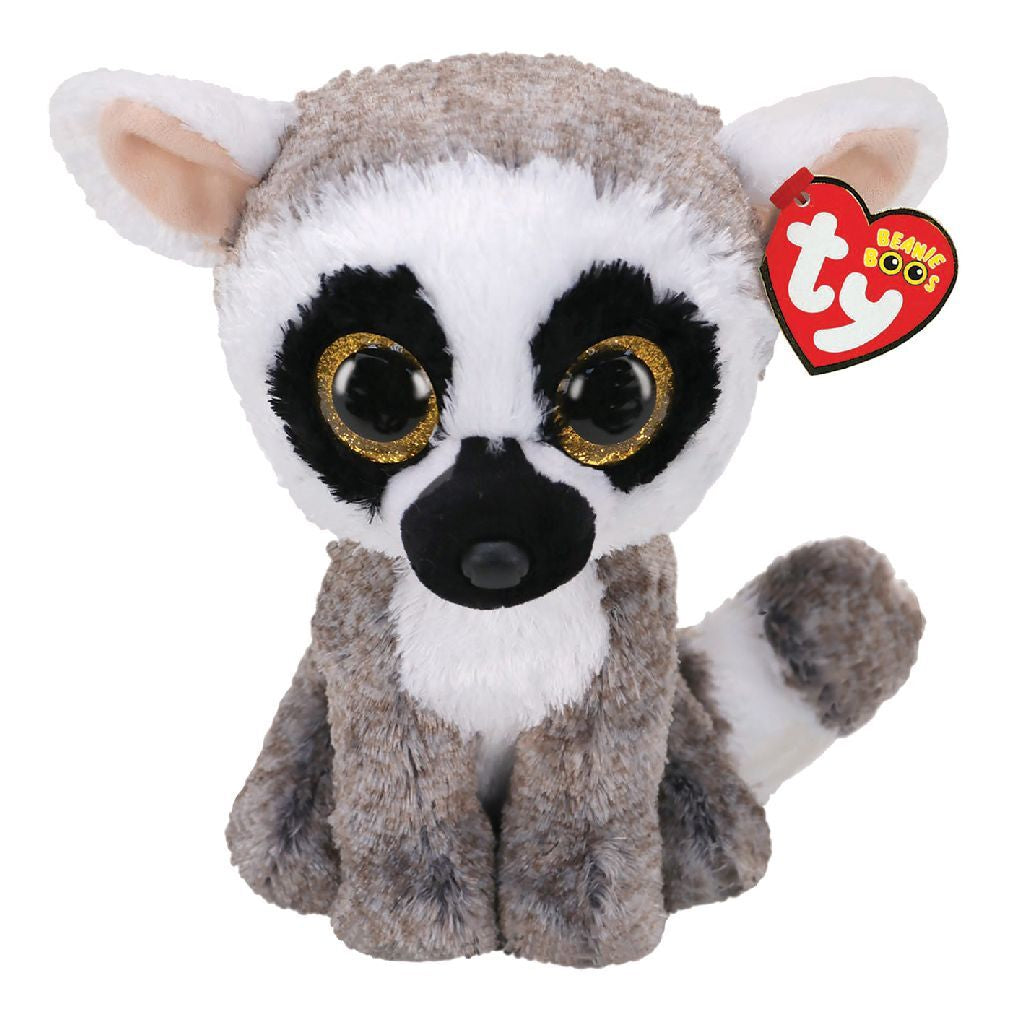 Ty Beanie Boos Ringstaartmaki Knuffel Linus 24 Cm Default Title TY Beanie Boos Joy&Bloom