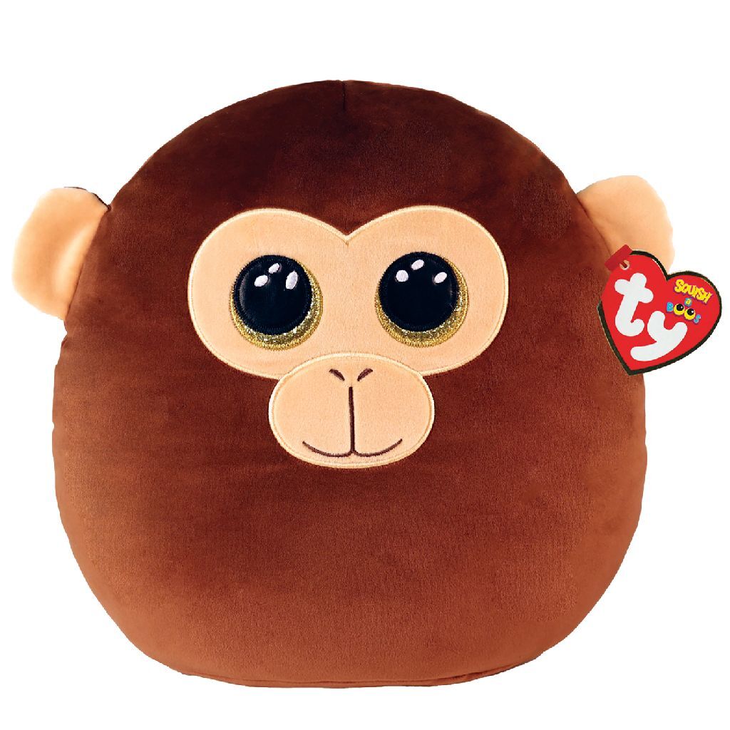 Ty Squish A Boo Knuffelkussen Aap Dunston 31X23X31 Cm Default Title TY Squish a Boo Knuffelkussens Joy&Bloom