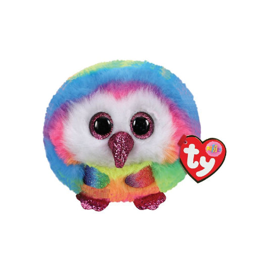 Ty Puffies Knuffel Uil Owen 8 Cm Default Title TY Beanie Balls Joy&Bloom