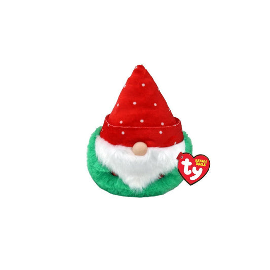 Ty Teeny Puffies Christmas Gnome Red Hat 10Cm Default Title TY Beanie Balls Joy&Bloom