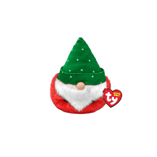 Ty Ty Teeny Puffies Christmas Gnome Green Hat 10Cm Default Title TY Beanie Balls Joy&Bloom