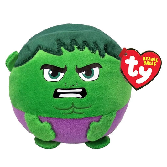 Ty Beanie Balls Marvel Knuffel Hulk 10 Cm Default Title TY Beanie Balls Joy&Bloom
