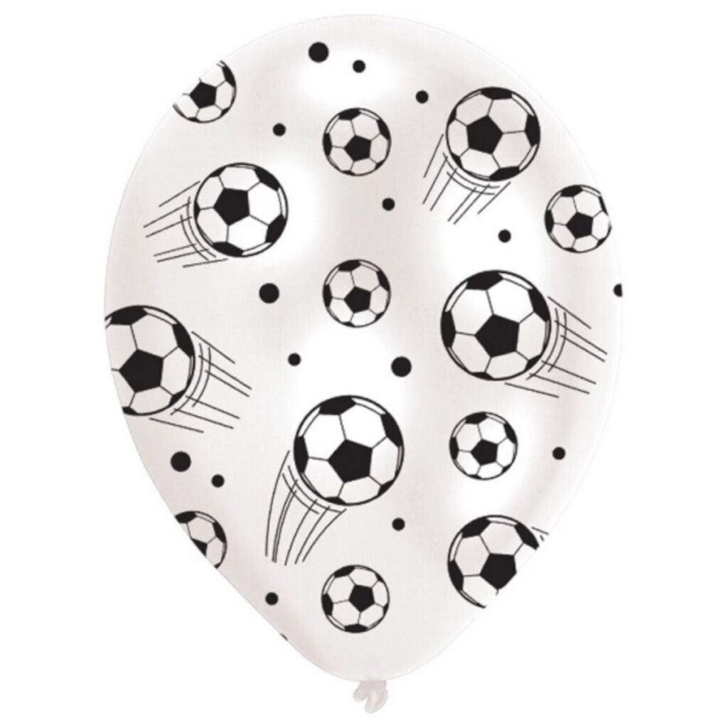 Basic Voetbal Ballonnen 27.5 Cm 6 Stuks Default Title Ballonnen Joy&Bloom