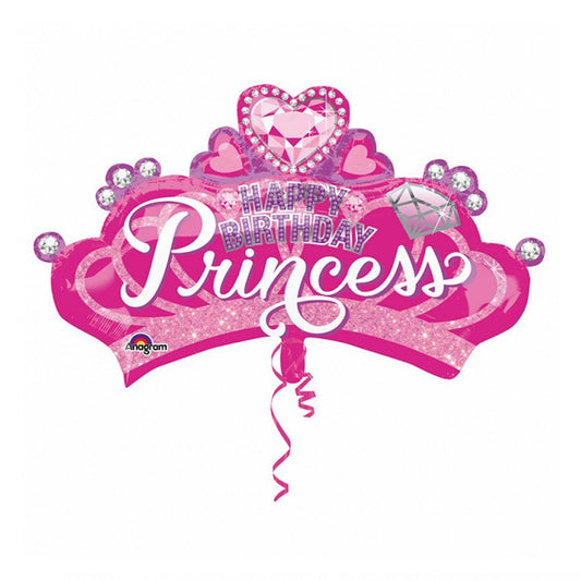Anagram Folie Ballon Prinsessen Kroon 81X48 Cm Default Title Ballonnen Joy&Bloom
