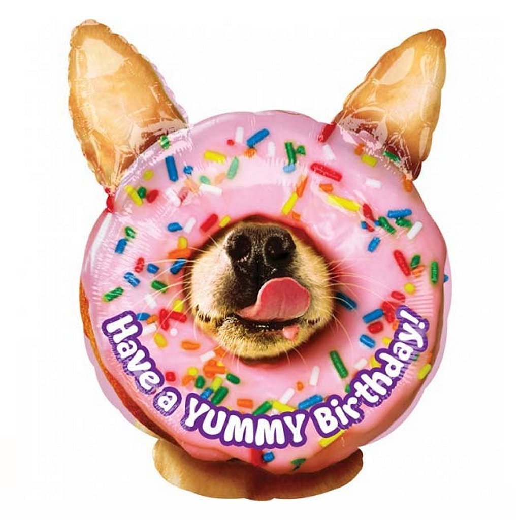 Basic Folie Ballon Have A Yummy Birthday 35X45 Cm Default Title Ballonnen Joy&Bloom