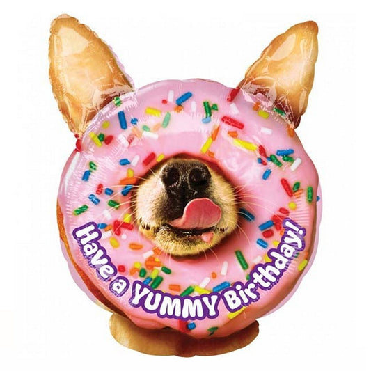 Basic Folie Ballon Have A Yummy Birthday 35X45 Cm Default Title Ballonnen Joy&Bloom