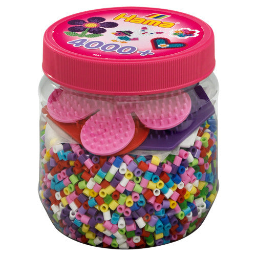 Hama Strijkkralen Ton 4000 Stuks + 3 Platen Roze Default Title Strijkkralen Joy&Bloom