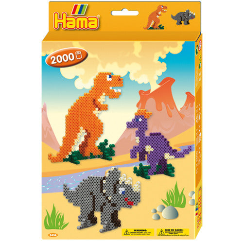 Hama Strijkkralen Hama 3434 Dino World Strijkkralen 2000 Stuks Default Title Strijkkralen Joy&Bloom